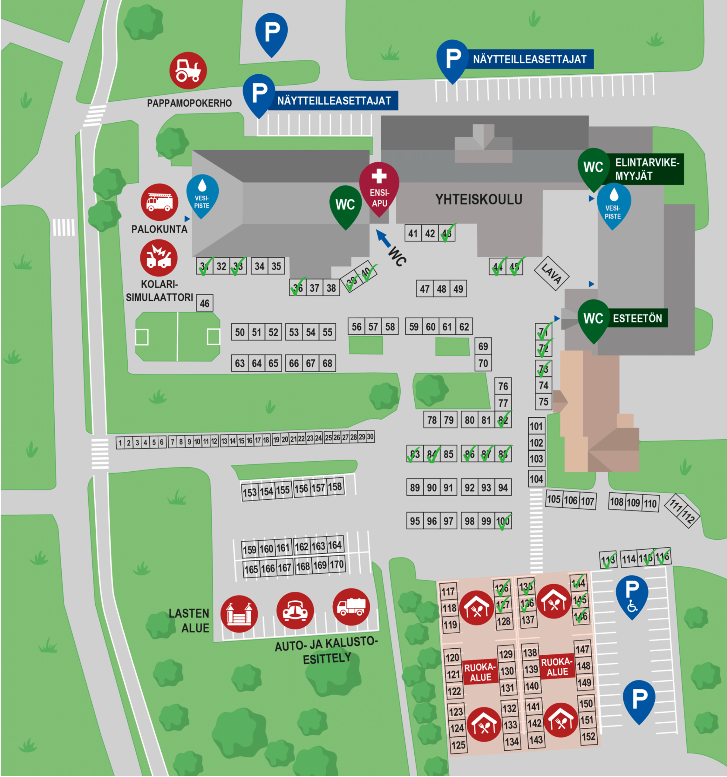 Myydyt paikat 28.7.2025